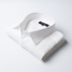 CAMISA LINO BLANCO - SASTRERIA WINDSOR