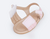 Sandália de Bebê Pampili Nana Matelassê Rose Holográfica - Sapataria da Criança