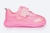 Tênis Infantil Feminino Pampili Pom Pom Coração Rosa Neon - comprar online