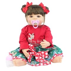 Bebê Reborn Edição Especial De Natal Corpo Em Silicone Macio