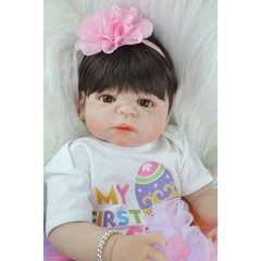 Boneca Bebê Reborn Pronta Entrega Inteira Em Silicone Macio na internet