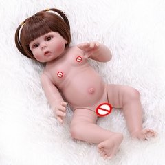 Boneca Bebê Reborn Corpo Inteiro De Vinil Siliconado + Panda - loja online