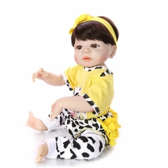 Bebê Boneca Reborn Inteira Em Silicone Envio Imediato 54cm - loja online