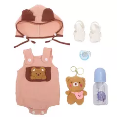 Imagem do Boneca Bebê Reborn Menino Urso Corpo De Silicone Pode Tomar Banho