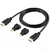 Cabo Hdmi 1.4 Com Adaptador Mini HDMI e Micro HDMI 1.8M XT-2063 / LE-6623