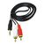 Cabo de P2 + 2 RCA 1.5m LE-1008-1 - It-Blue