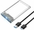 Case Para HD 2,5 Polegadas Usb 2.0 Transparente - BM758