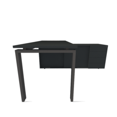 MESA COM CREDENZA PÉ RETO