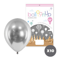 Globos Cromados De 12" x10unidades