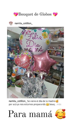 Bouquet de globos "Feliz Día Mamá "