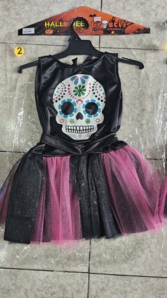 Disfraz de catrina con pollera