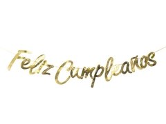 Banderin de Feliz cumpleaños Cursiva - comprar online