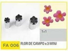 cortante set mini flores