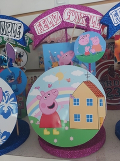 Adorno de Peppe Pig con Vela