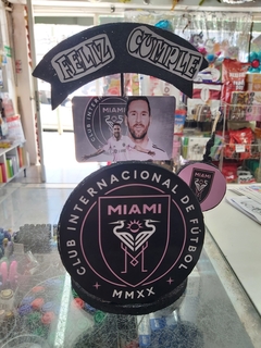 Adorno de Telgopor del Inter de Miami Messi