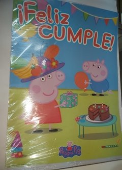 Cartel de Felicidades Peppa Pig - comprar online