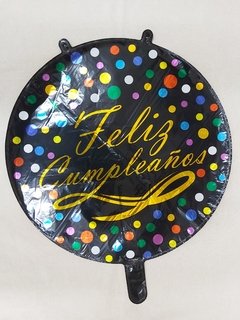 Globo metalizado de feliz cumpleaños