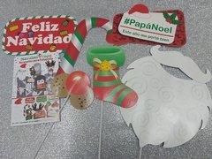 Navideño Props Accesorios para foto x12