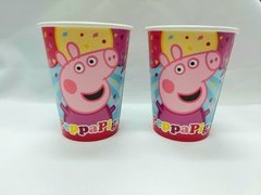 Vasos de carton de Peppa Pig x10