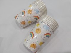 Vasos de Arcoiris x6