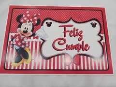 Cartel de Feliz Cumple Minnie