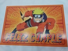 Cartel de Feliz Cumple Naruto