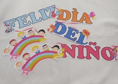 Banderin Feliz día del Niño