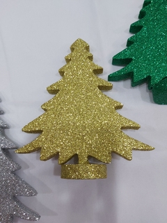 Arbolitos de Navidad Con Glitter - comprar online