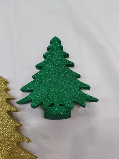 Arbolitos de Navidad Con Glitter