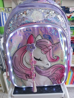 Mochila Footy unicornio con Luz