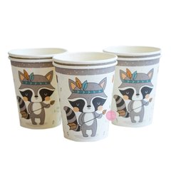 Vasos x6 de Mapache