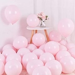 Globos Pasteles Rosa x25 de 9"