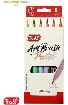 Marcadores Art Brush x6 Pastel