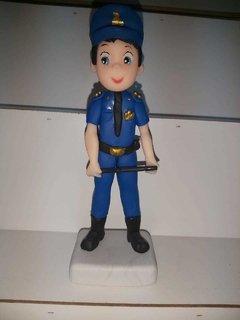 Adorno de Porcelana "POLICIA "