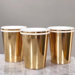 Vasos Dorados x10