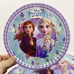 Platos de cartón de Frozen x10