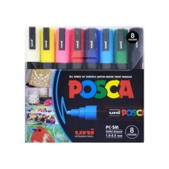 Marcadores Posca x8 de 5m - comprar online