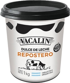 Dulce de leche Vacalin 1 kilo envasado