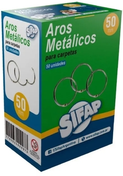 Aros Metálicos para Carpetas 50mm