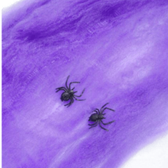 Tela de Araña violeta