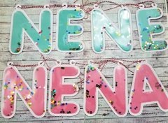 Banner Con Confetti Nena o Nene