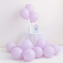 Globos Pasteles Violetas x25 de 9"