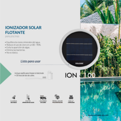 IONIZADOR SOLAR FLOTANTE ION-100 VULCANO - comprar online
