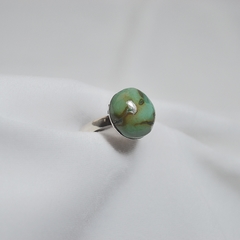 Anillo de plata 925 redondo con piedra jade - comprar online