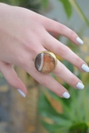 Anillo Zamak con piedra