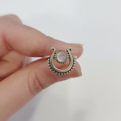 Anillo de plata 925 en forma de "herradura" en internet