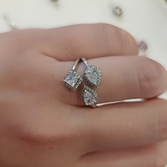 Anillos de plata con strass y pavé en internet