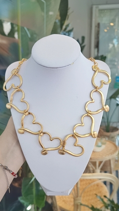 Collares zamak dorado