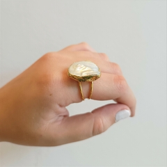 Anillos con perla barroca - comprar online