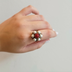 Anillos con perla barroca - tienda online